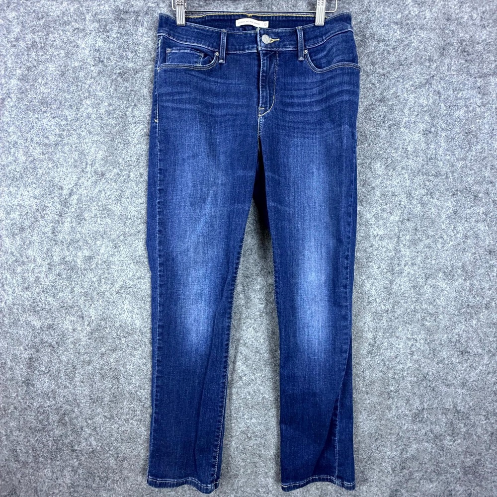 Levi's Jeans Womens 10 Blue Denim Stretch 5 Pockets Classic Mid Rise Skinny Leg